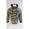 mikina pánská maskovací Camo Zipper camouglage green