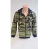 mikina pánská maskovací Camo Zipper camouglage green