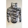 mikina pánská maskovací Camo Zipper camouglage gray