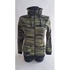 mikina dámská maskovací Camo Zipper camouflage green