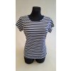 triko dámské pruhované námořní modrá
