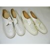 boty lékařské bílé RETRO