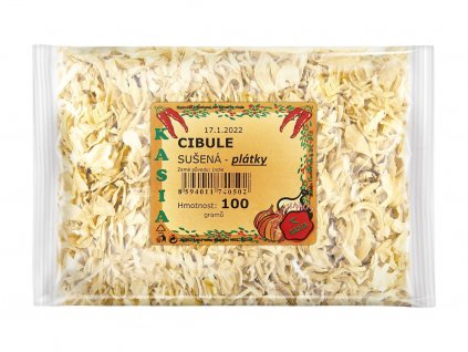 cibule susena platky