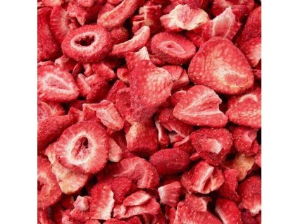 Jahodové plátky lyofilizované