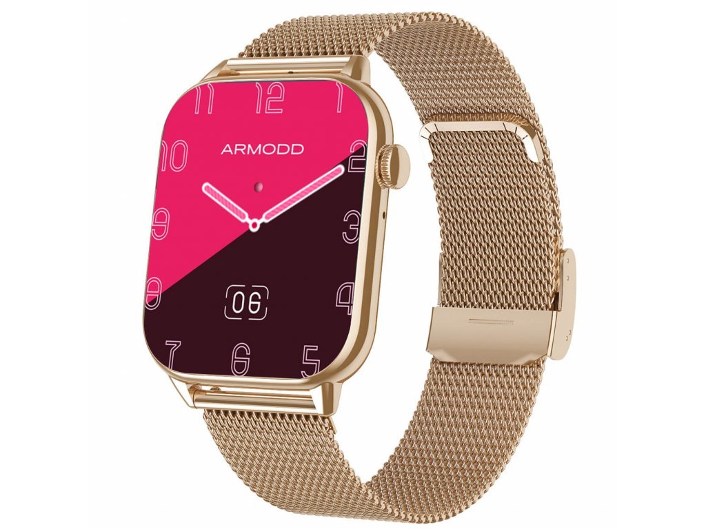 ARMODD Prime rose gold with metal strap silicone strap ARMODD.COM