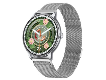 ARMODD Slim silver with metal strap + silicone strap