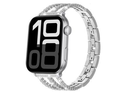 ARMODD Prime 3 GPS silver with metal glitter strap + silicone strap