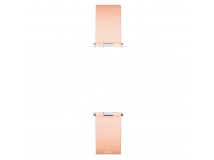 Interchangeable strap for ARMODD Candywatch Crystal 3 silicone pink with silver buckle (18mm)