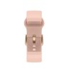 Interchangeable silicone strap ARMODD pink with rosegold clasp(22mm)