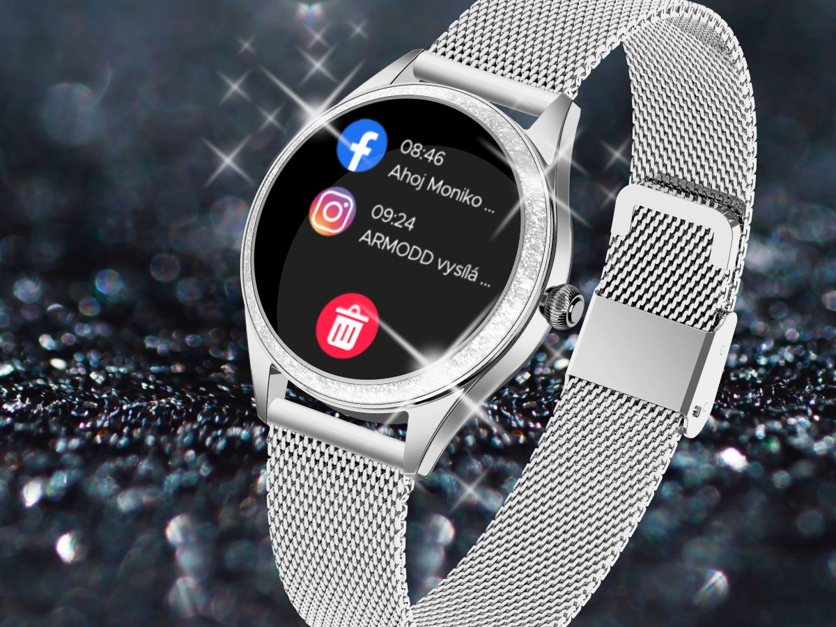 ARMODD Candywatch Crystal 2 stříbrná