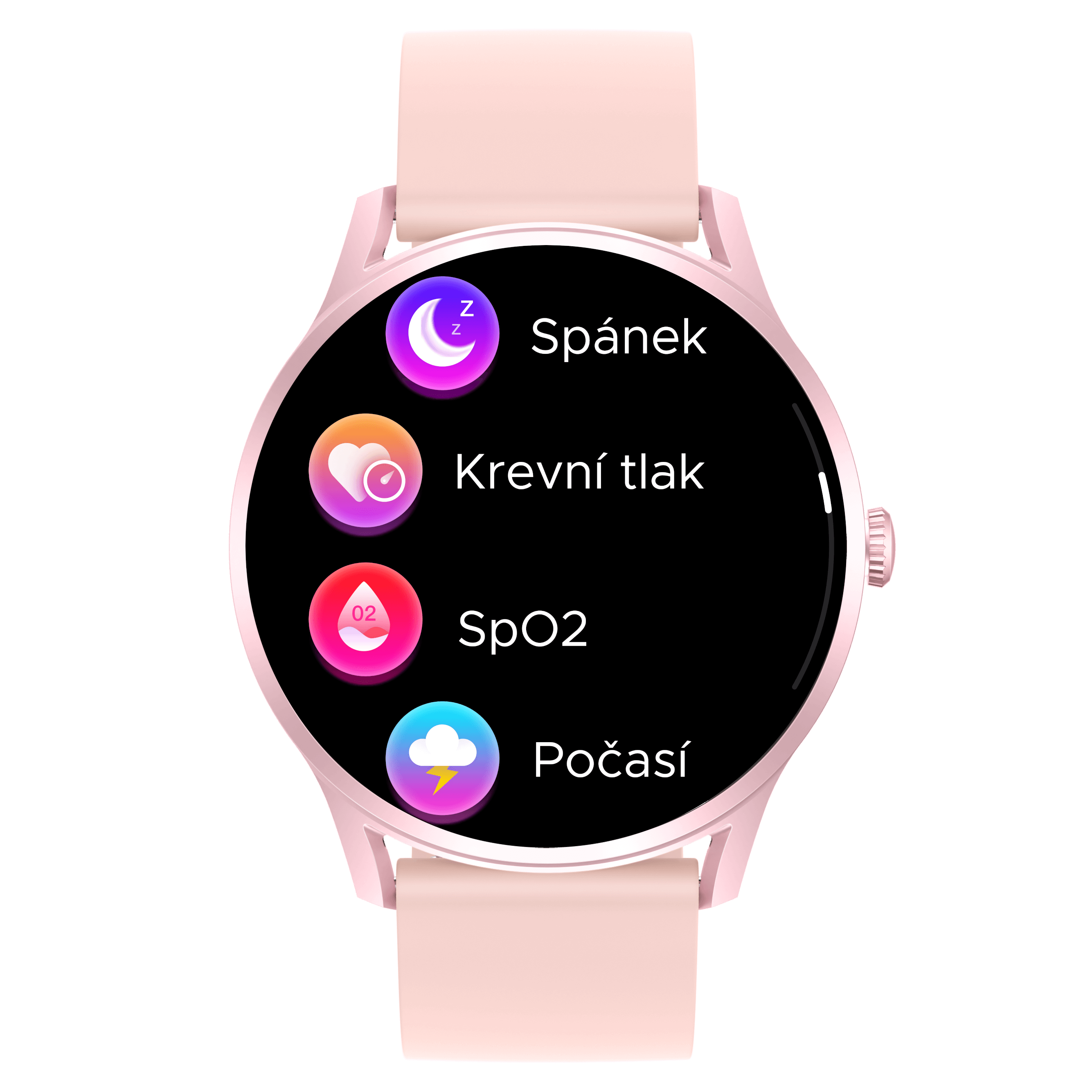 3-ARMODD Wristcandy 3, rose gold dámské chytré hodinky