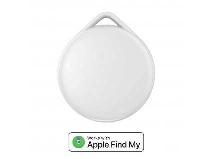 ARMODD iTag blanco sin logotipo (alternativa al AirTag) con soporte para Apple Find My (Encontrar de Apple)