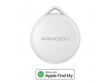ARMODD iTag blanco (alternativa al AirTag) con soporte para Apple Find My (Encontrar de Apple)
