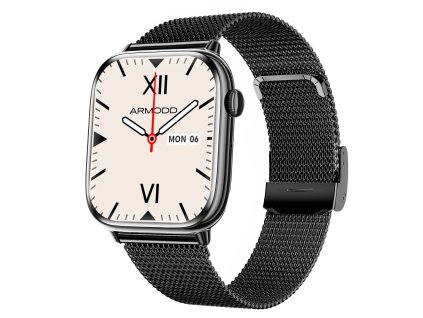 ARMODD Prime 2 negro con correa de metal + correa de silicona