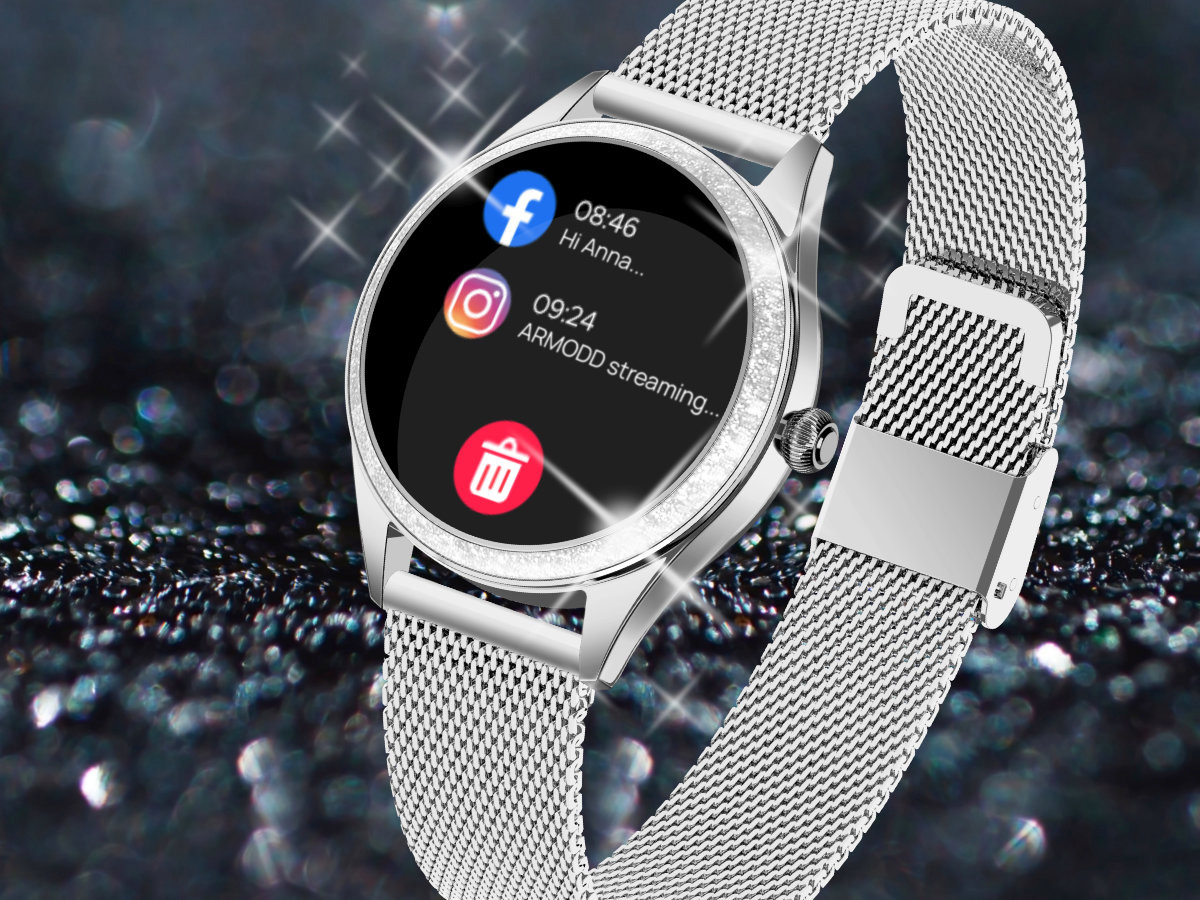 ARMODD Candywatch Crystal 2 srebrna