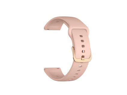 Cserélhető szilikon szíj ARMODD rózsaszín rózsaarany kapoccsal (22mm)