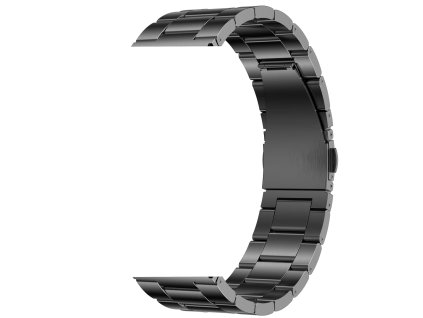 Szíj ARMODD fémes fekete (22mm)