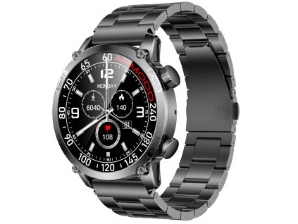 ARMODD Silentwatch 7 Pro GPS fekete, fém szíjjal + szilikon szíjjal