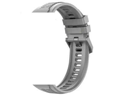 Cinturino ARMODD Titan GPS in silicone grigio (22 mm)