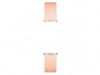 Bracelete ARMODD Candywatch Crystal 3 de silicone rosa com fivela prateada (18 mm)