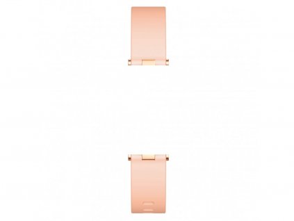 Bracelete ARMODD Candywatch Crystal 3 de silicone rosa com fivela em ouro rosa (18 mm)