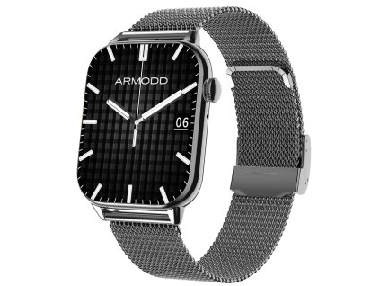 ARMODD Prime 2 negru cu curea metalică + curea din silicon