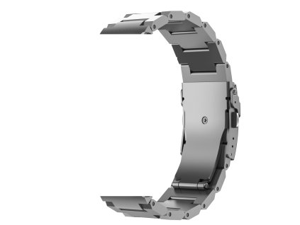 Pašček ARMODD Titan GPS kovinski srebrny (22 mm)