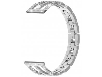 Pašček ARMODD Prime bleščeč kovinski pašček srebrni (20mm)