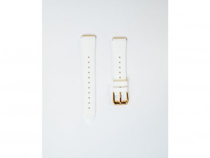 Remienok ARMODD Candywatch 5 GPS silikónový biely so zlatou sponou (18 mm)