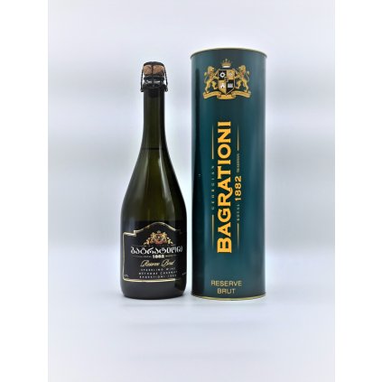 Bagrationi Reserve Brut - suché bílé šumivé víno 0,75L 12%