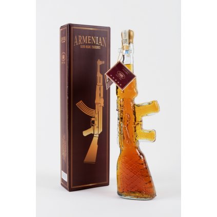 16.Brandy souvenir Kalashnikov with gift box 05 l 40 alk. 1