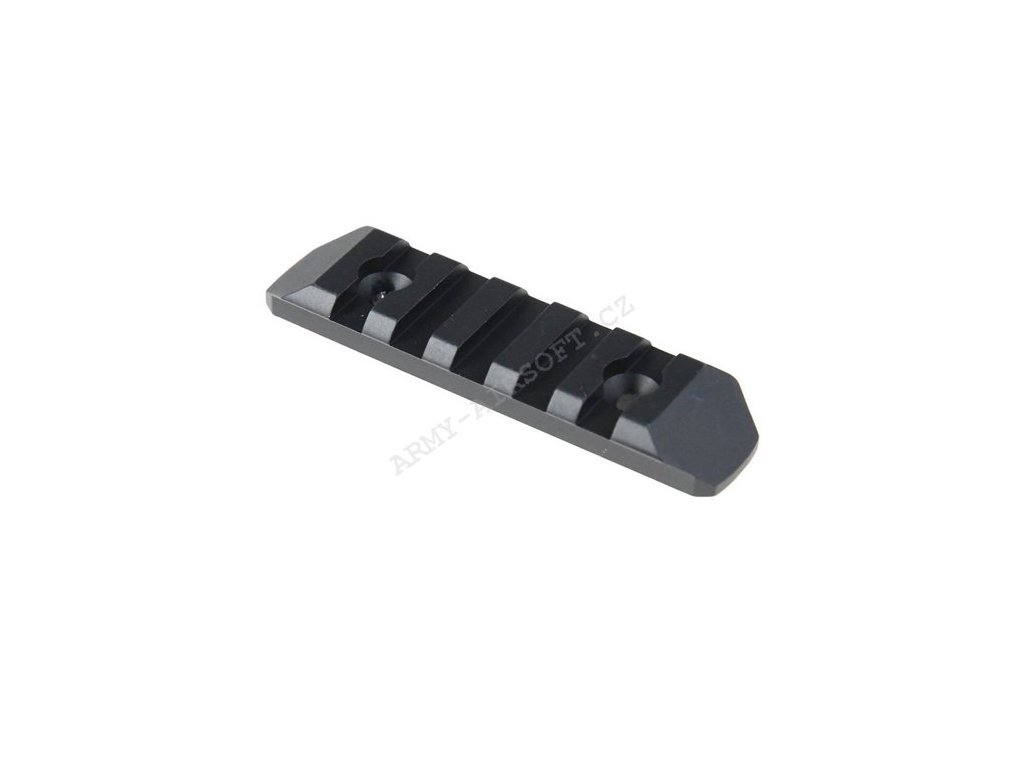 Keymod CNC lišta 5 pozic Černá  Airsoft