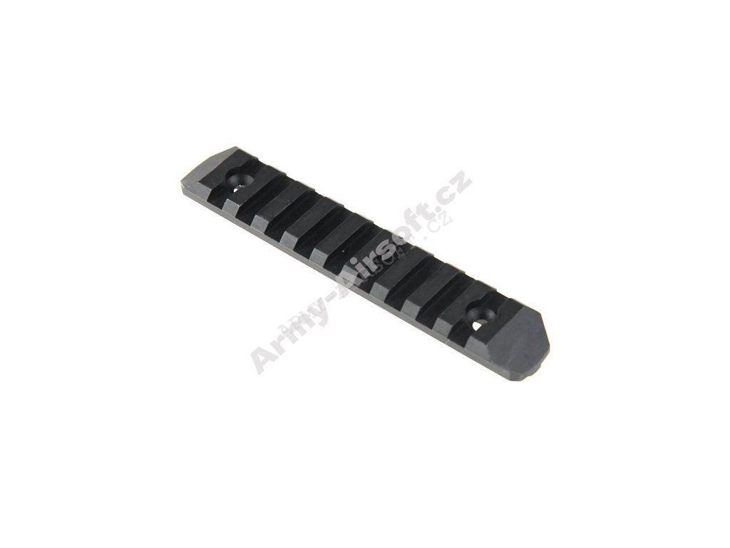 Keymod CNC lišta 9 pozic Černá  Airsoft