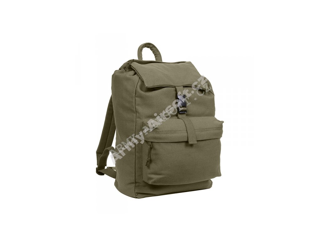 Batoh 1-denní s kapsou ZELENÝ  Army shop