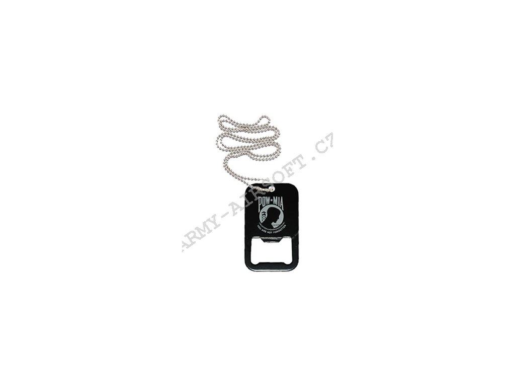DOG TAG s otvírákem na lahve POW/MIA  Army shop
