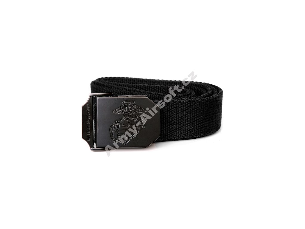 Opasek 35 mm ČERNÝ USMC  Maskáče