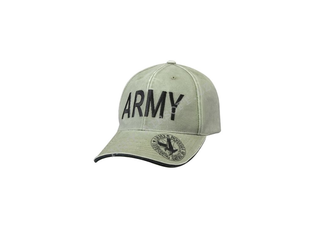 Čepice BASEBALL VINTAGE DELUXE ARMY ZELENÁ  Maskáče