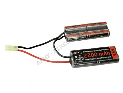 Akumulátor 9,6V 2300 mAh NiMH 2M - GFC  Airsoft