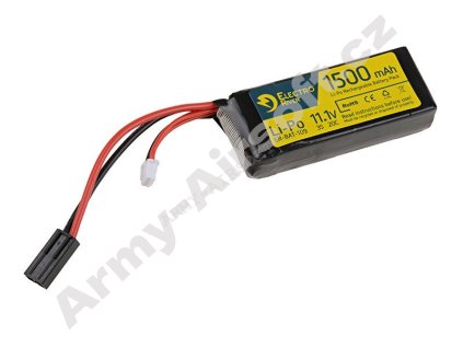 Akumulátor Li-Pol 11,1V 1500mAh 20/40C - Electro River  Airsoft