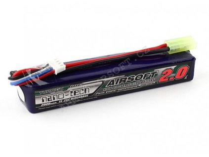 Akumulátor Li-Pol 11,1V/2000mAh Nano-Tech - TURNIGY  Airsoft