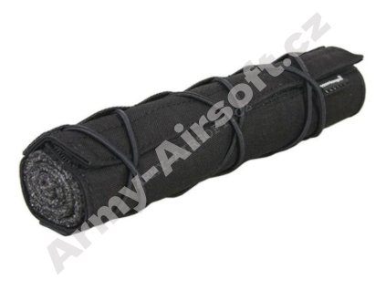 Maskovací obal na tlumič 22cm Černý - Emerson  Airsoft