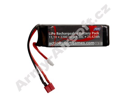 Akumulátor Li-Po 11,1V 2200mAh T-Dean - ASG  Airsoft