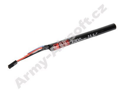 Akumulátor Li-Ion 11,1V 3000mAh - Mini AK Stick s Tamiya konektorem - TITAN  Airsoft