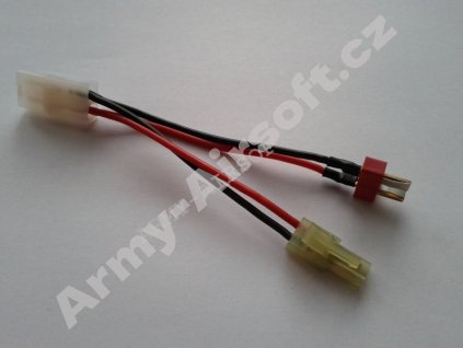 Redukce z velkého na malý a T konektor  Airsoft