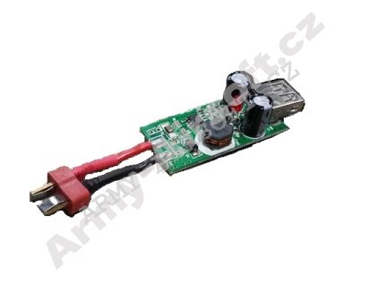 Napájecí Lipol adaptér DeanT konektor - USB  Airsoft