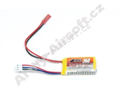 Akumulátor AEP Rhino Li-Pol 7,4V/360 mAh (20C)  Airsoft