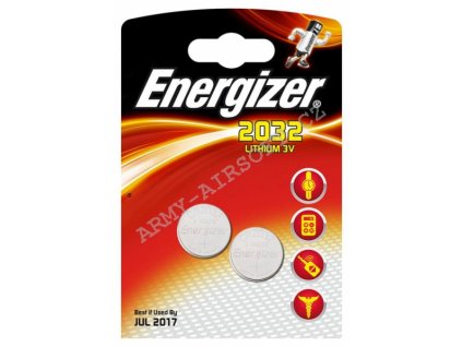 Baterie CR2032 Energizer 2ks  Airsoft