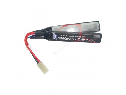 Akumulátor Li-Po 7,4V 1300mAh sticks - ASG  Airsoft