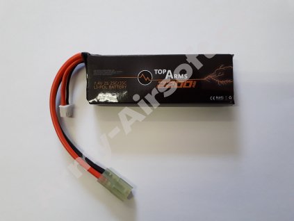 Akumulátor Li-Po 7,4V 2200mAh 25C/35C - Mini Block - TopArms  Airsoft