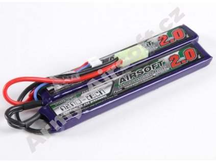 Akumulátor Li-Pol 7.4V/2000mAh Nano-Tech (15-25C) CQB - TURNIGY  Airsoft
